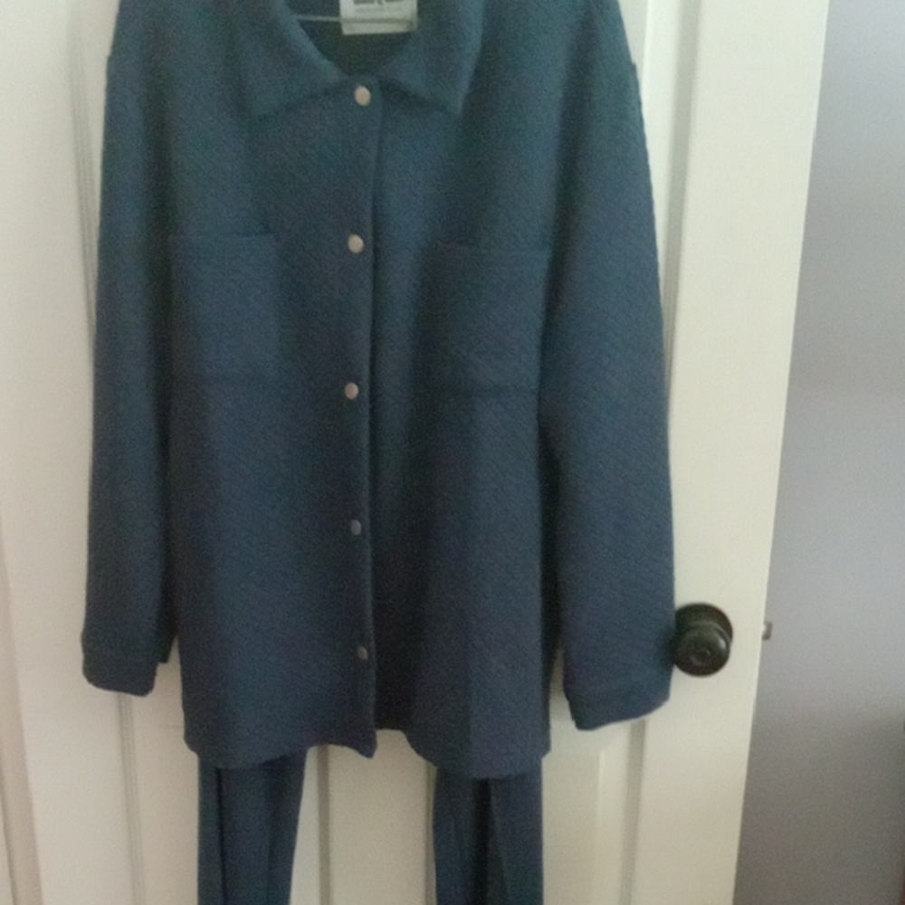 Muk Luks Blue Classic Pantsuit